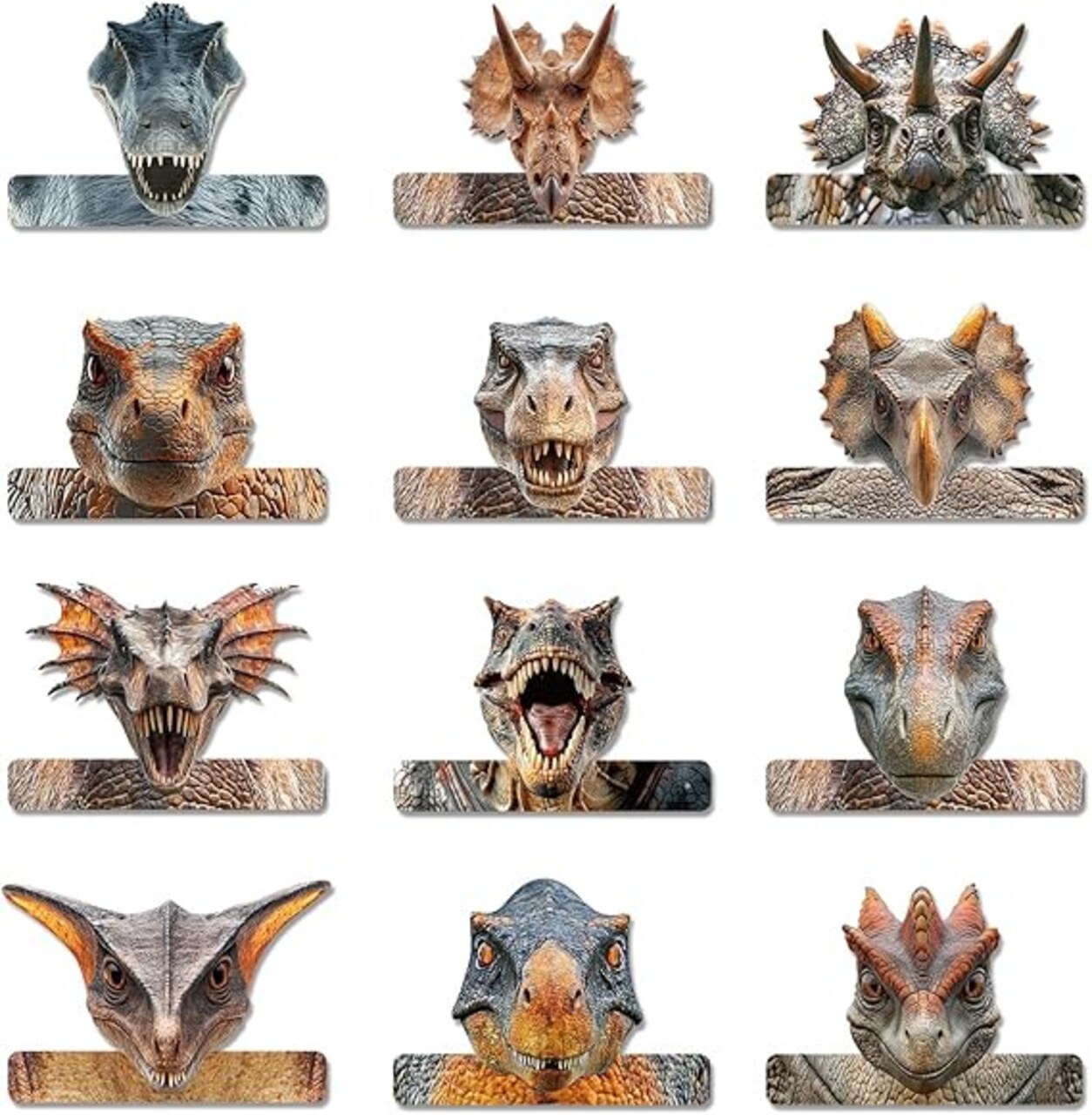 24 Pieces Dinosaur Party Hats Dinosaur Headbands Paper Crowns for Kids Party Favors Dinosaur Birthday Party Supplies